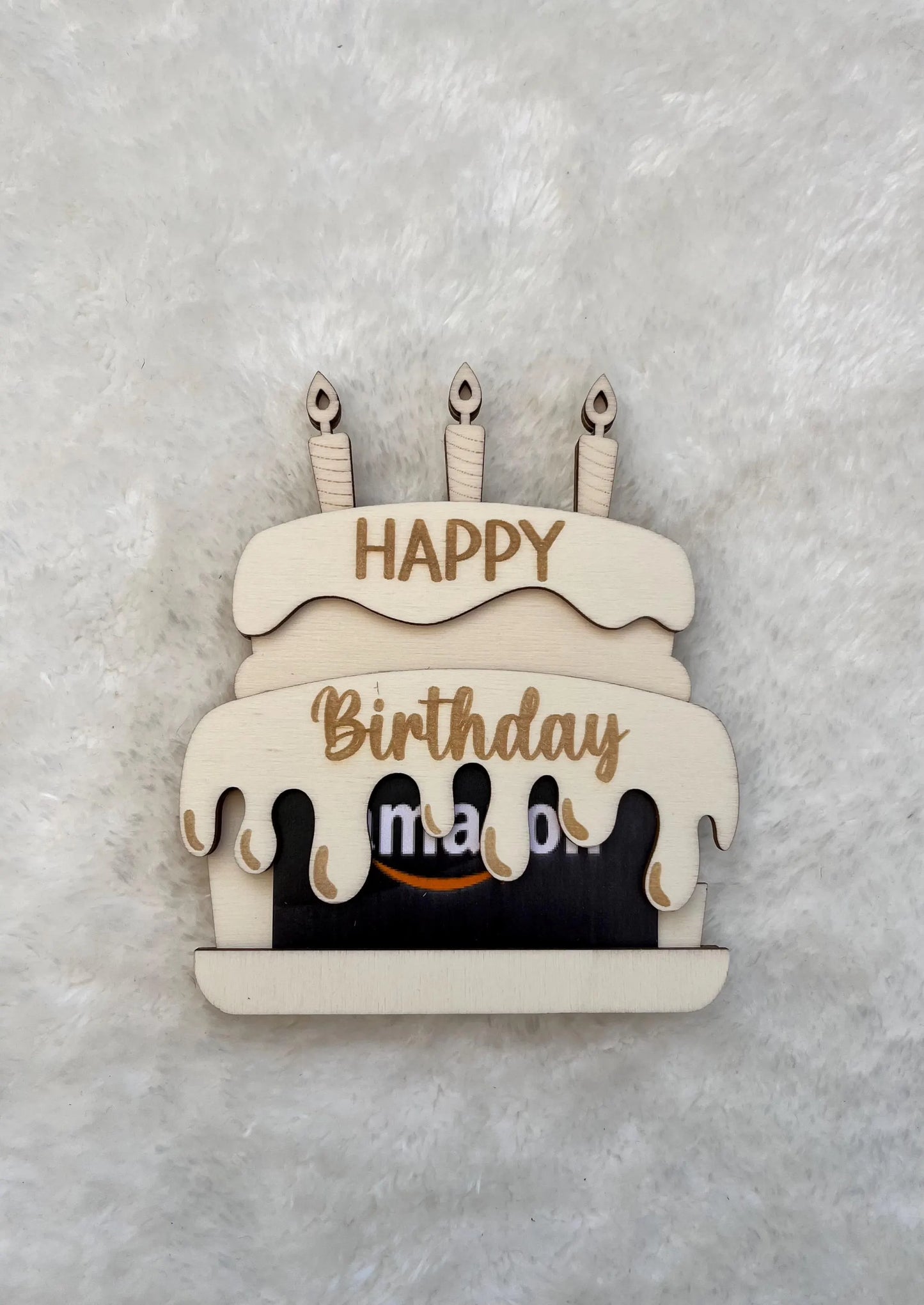 Geschenkkartenhalter Geburtstag "Torte"