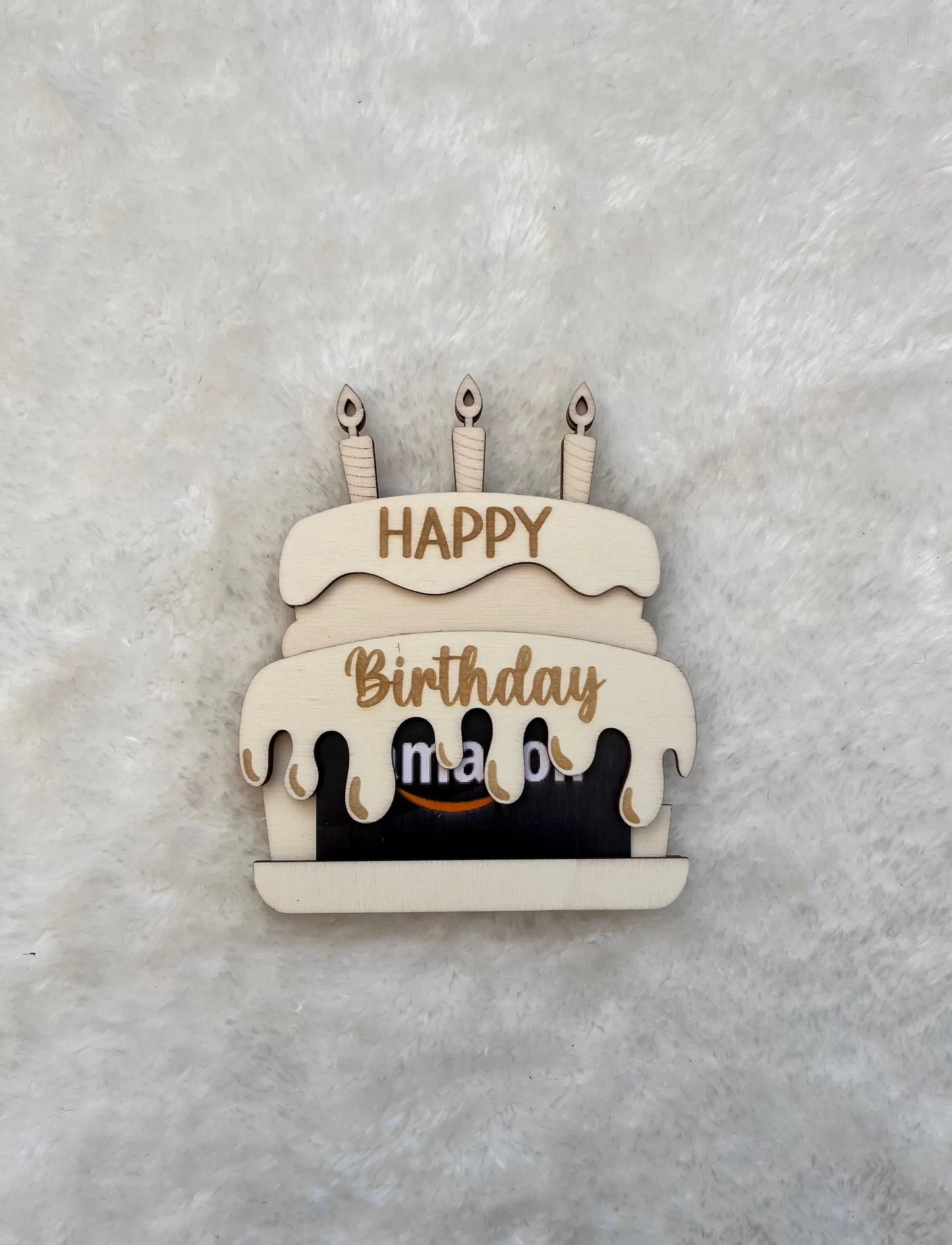 Geschenkkartenhalter Geburtstag "Torte"