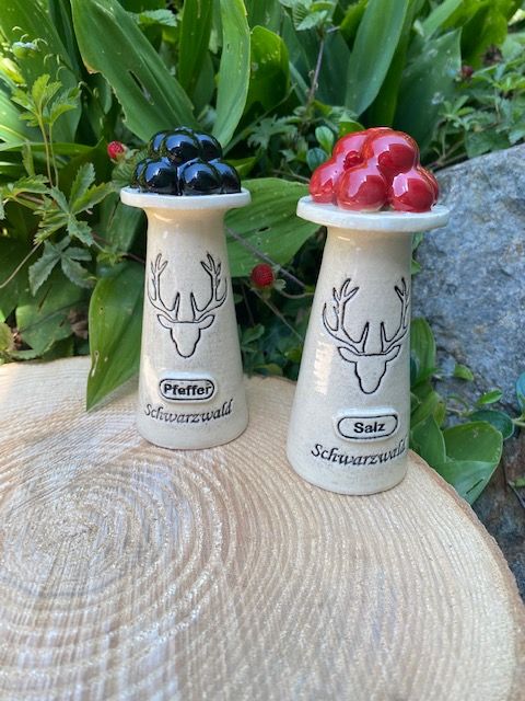Schwarzwald Salz- und Pfefferstreuer Set "Wendelin"